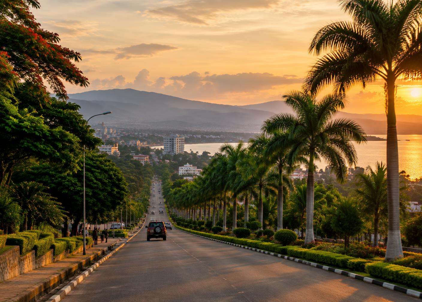 Illustrative view evoking the atmosphere of Bujumbura